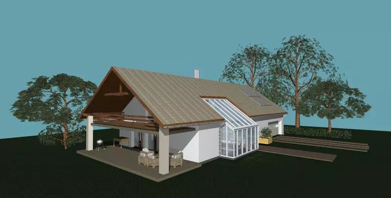 Projekt domu ekologicznego 5